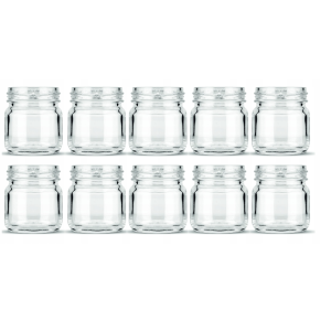 100x 40ml Słoik słoiczek szklany mały na miód przyprawy dżem świeczki bez zakrętki